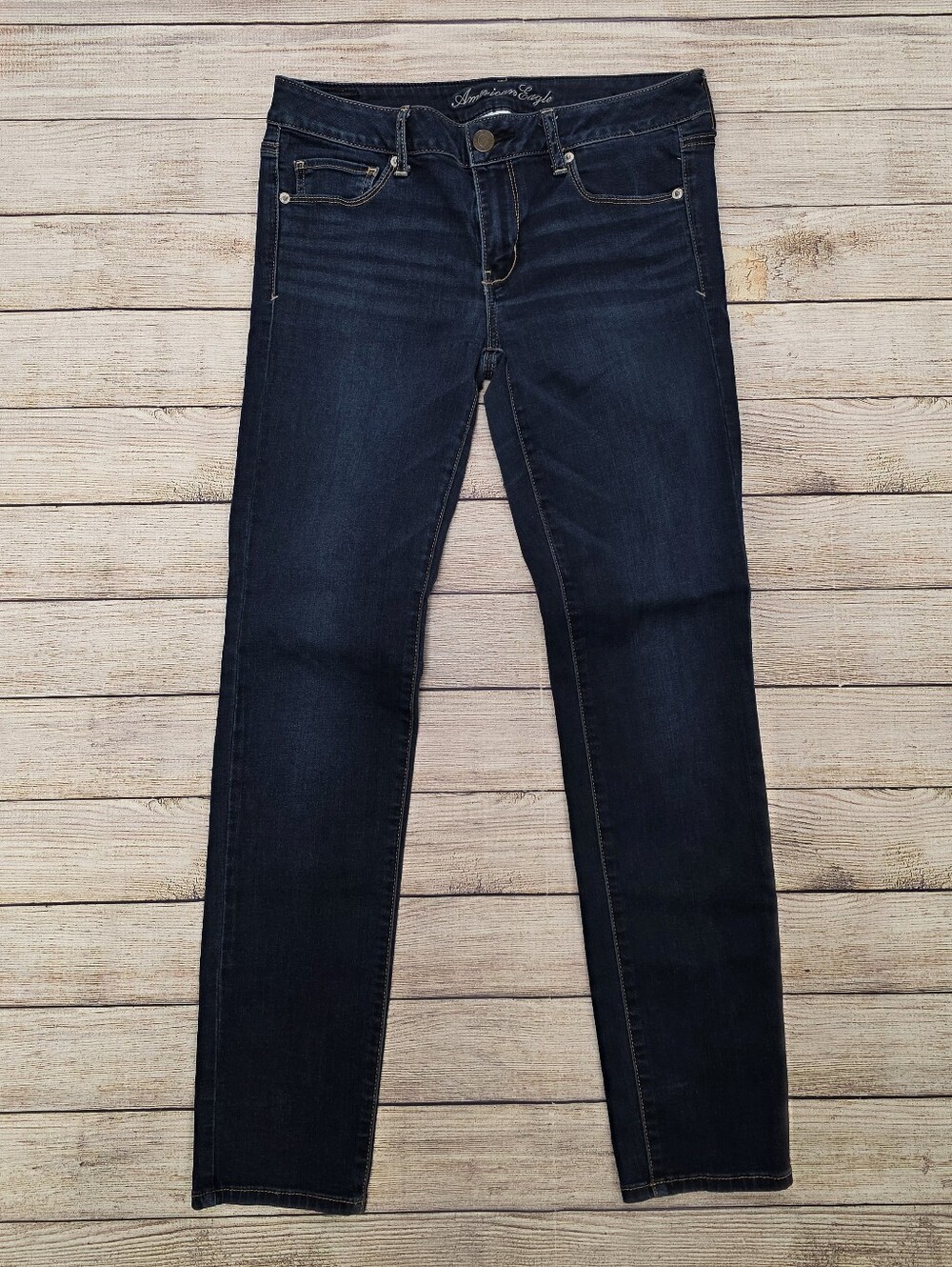 American Eagle Outfitters Dark Indigo Skinny Jeans Size 12